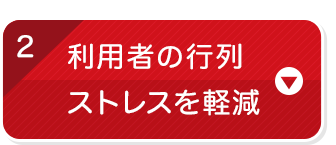 利用者の行列ストレスを軽減